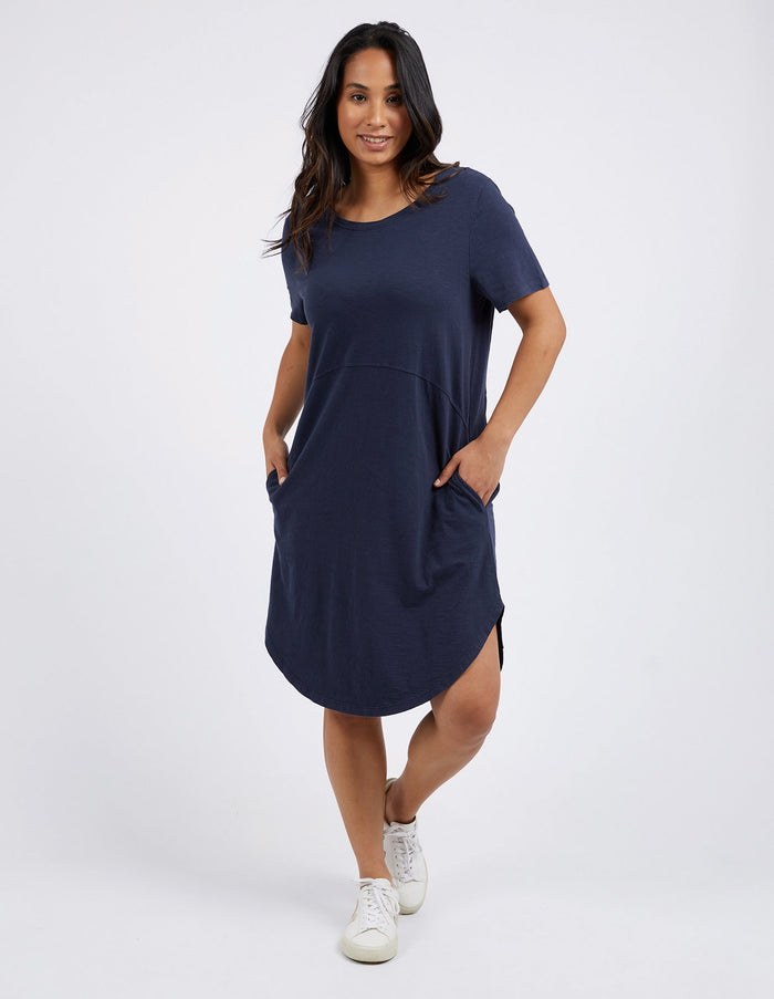 FOXWOOD_BAY DRESS NAVY _ BAY DRESS NAVY _ Ebony Boutique NZ