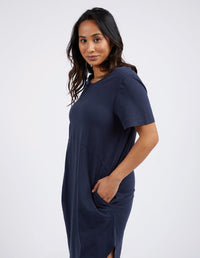 FOXWOOD_BAY DRESS NAVY _ BAY DRESS NAVY _ Ebony Boutique NZ