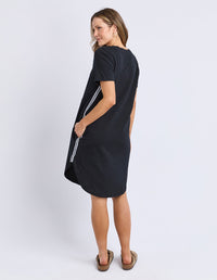 FOXWOOD_BAY TAPE DRESS BLACK _ BAY TAPE DRESS BLACK _ Ebony Boutique NZ