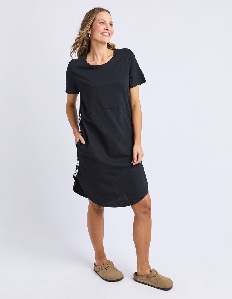 FOXWOOD_BAY TAPE DRESS BLACK _ BAY TAPE DRESS BLACK _ Ebony Boutique NZ