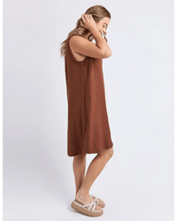 FOXWOOD_BERMUDA DRESS CHOCOLATE _ BERMUDA DRESS CHOCOLATE _ Ebony Boutique NZ