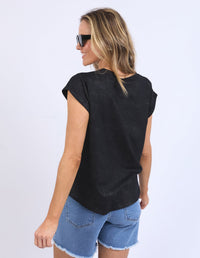 BODIE METALLIC TEE_by_FOXWOOD_women's_in_New Zealand_ FOXWOOD_BODIE METALLIC TEE _ BODIE METALLIC TEE _ Ebony Boutique NZ _