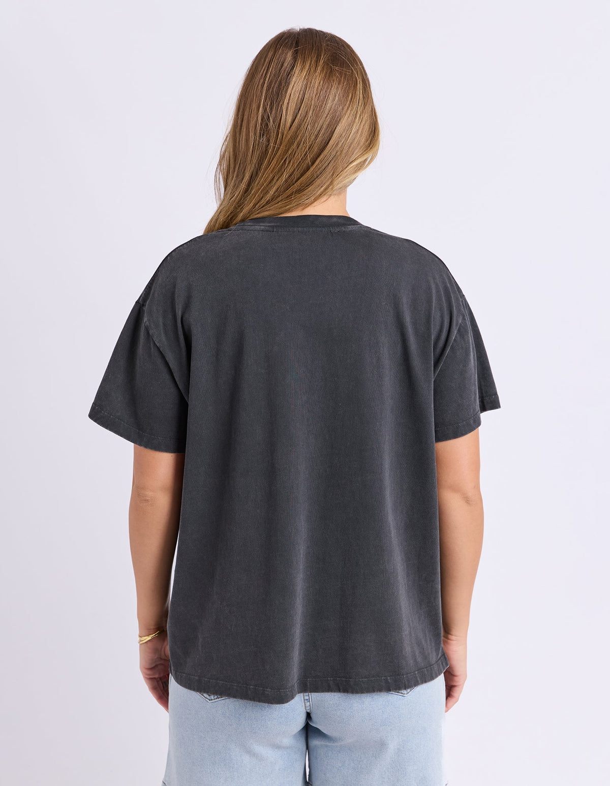 BOTANICAL GARDEN TEE WASHED WASHED WASHED WASHED WASHED WASHED BLACK_by_FOXWOOD_women's_in_New Zealand_ BACK _