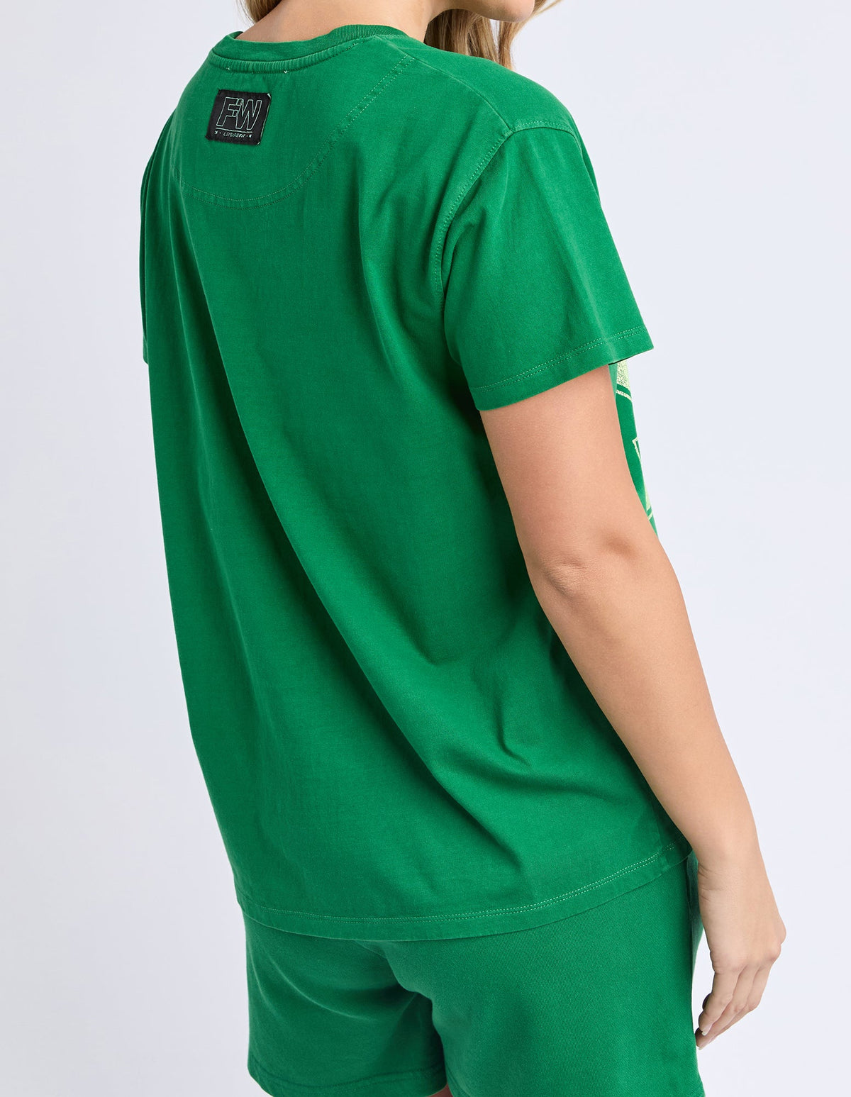 FOXWOOD_CITY LIFE TEE GREEN _ CITY LIFE TEE GREEN _ Ebony Boutique NZ