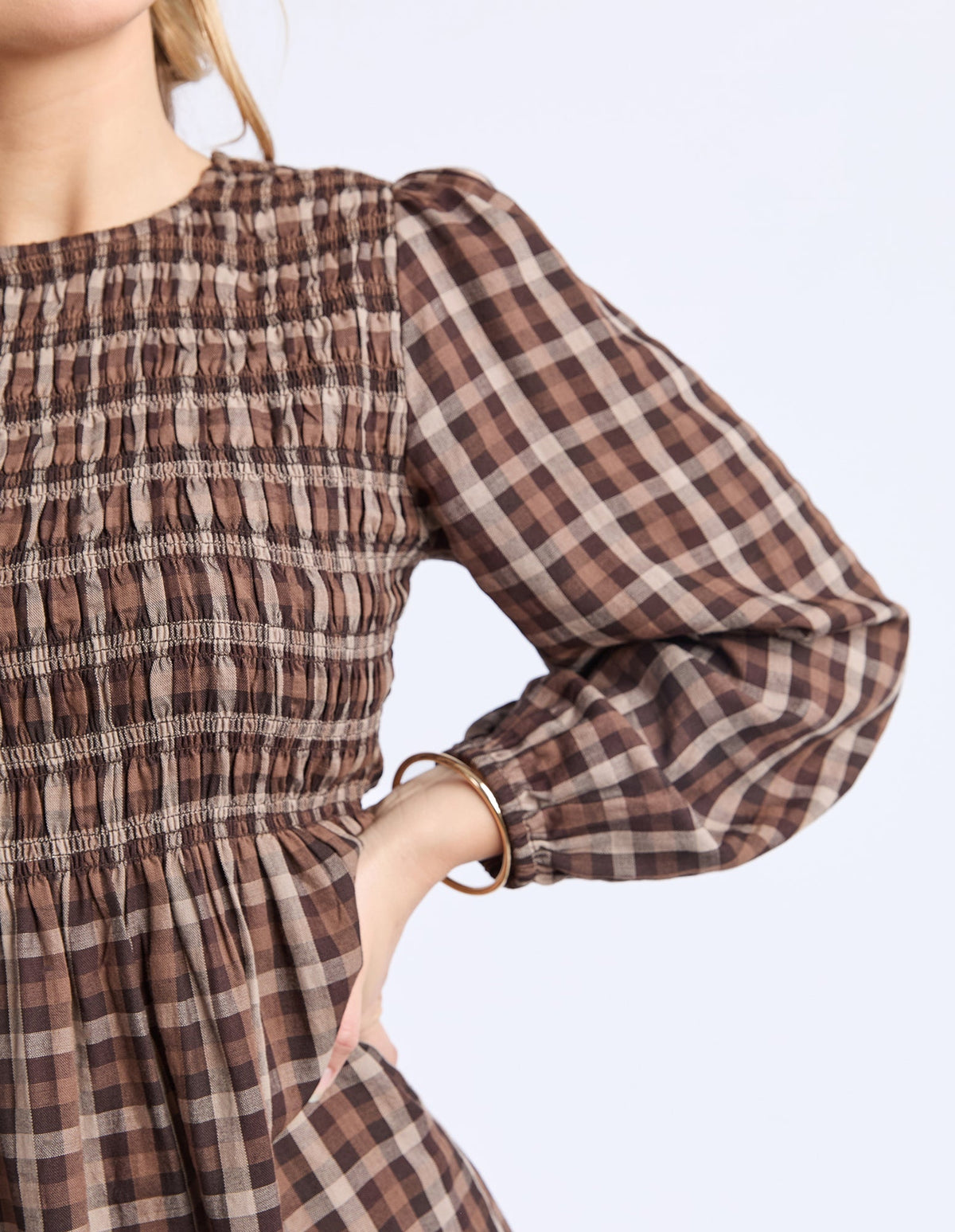 COCO CHECK DRESS_by_FOXWOOD_women's_in_New Zealand_ COCO CHECK DRESS _