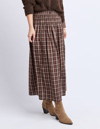 COCO CHECK SKIRT_by_FOXWOOD_women's_in_New Zealand_ COCO CHECK SKIRT _