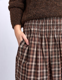 COCO CHECK SKIRT_by_FOXWOOD_women's_in_New Zealand_ COCO CHECK SKIRT _