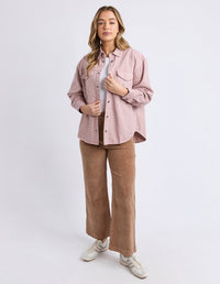 DAISY OVERSHIRT DUSKY PINK_by_FOXWOOD_women's_in_New Zealand_ DAISY OVERSHIRT DUSKY PINK _