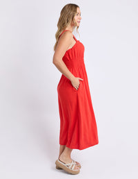 FOXWOOD_DANDELION DRESS TANGELO _ DANDELION DRESS TANGELO _ Ebony Boutique NZ