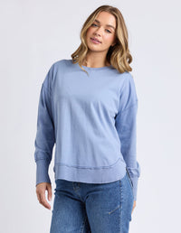 FARRAH LONG SLEEVE DUSKY BLUE_by_FOXWOOD_women's_in_New Zealand_ FARRAH LONG SLEEVE DUSKY BLUE _