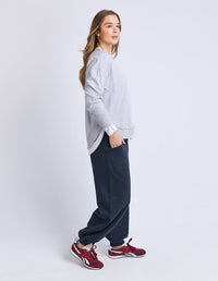 FARRAH LONG SLEEVE GREY MARLE_by_FOXWOOD_women's_in_New Zealand_ FARRAH LONG SLEEVE GREY MARLE _