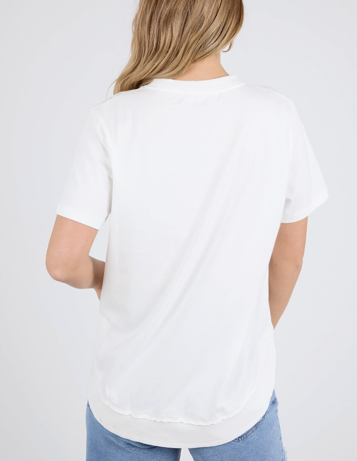FOXWOOD_FARRAH SHORT SLEEVE TEE WHITE _ FARRAH SHORT SLEEVE TEE WHITE _ Ebony Boutique NZ