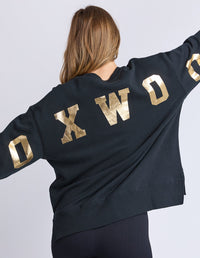 FOXWOOD INTERVAL CREW METALLIC GOLD_by_FOXWOOD_women's_in_New Zealand_ FOXWOOD INTERVAL CREW METALLIC GOLD _