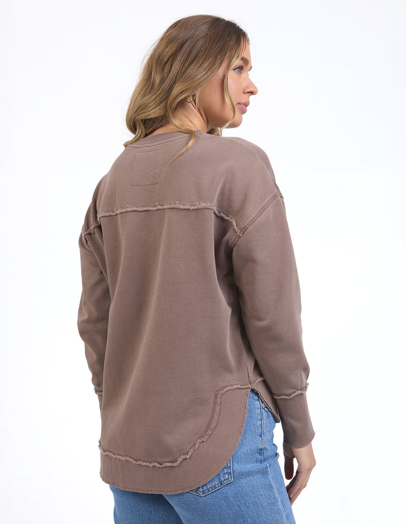 FOXWOOD_FOXWOOD SIGNATURE CREW CHOCOLATE _ FOXWOOD SIGNATURE CREW CHOCOLATE _ Ebony Boutique NZ