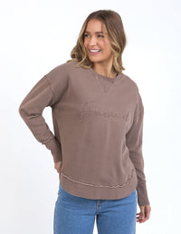 FOXWOOD_FOXWOOD SIGNATURE CREW CHOCOLATE _ FOXWOOD SIGNATURE CREW CHOCOLATE _ Ebony Boutique NZ