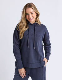 FOXWOOD_FOXWOOD SIMPLIFIED HOODIE NAVY _ FOXWOOD SIMPLIFIED HOODIE NAVY _ Ebony Boutique NZ
