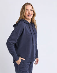 FOXWOOD_FOXWOOD SIMPLIFIED HOODIE NAVY _ FOXWOOD SIMPLIFIED HOODIE NAVY _ Ebony Boutique NZ