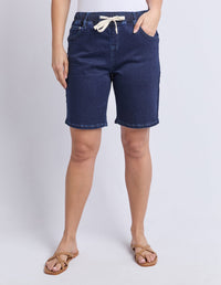 GABBY BERMUDA SHORT DARK BLUE_by_FOXWOOD_women's_in_New Zealand_ GABBY BERMUDA SHORT DARK BLUE _
