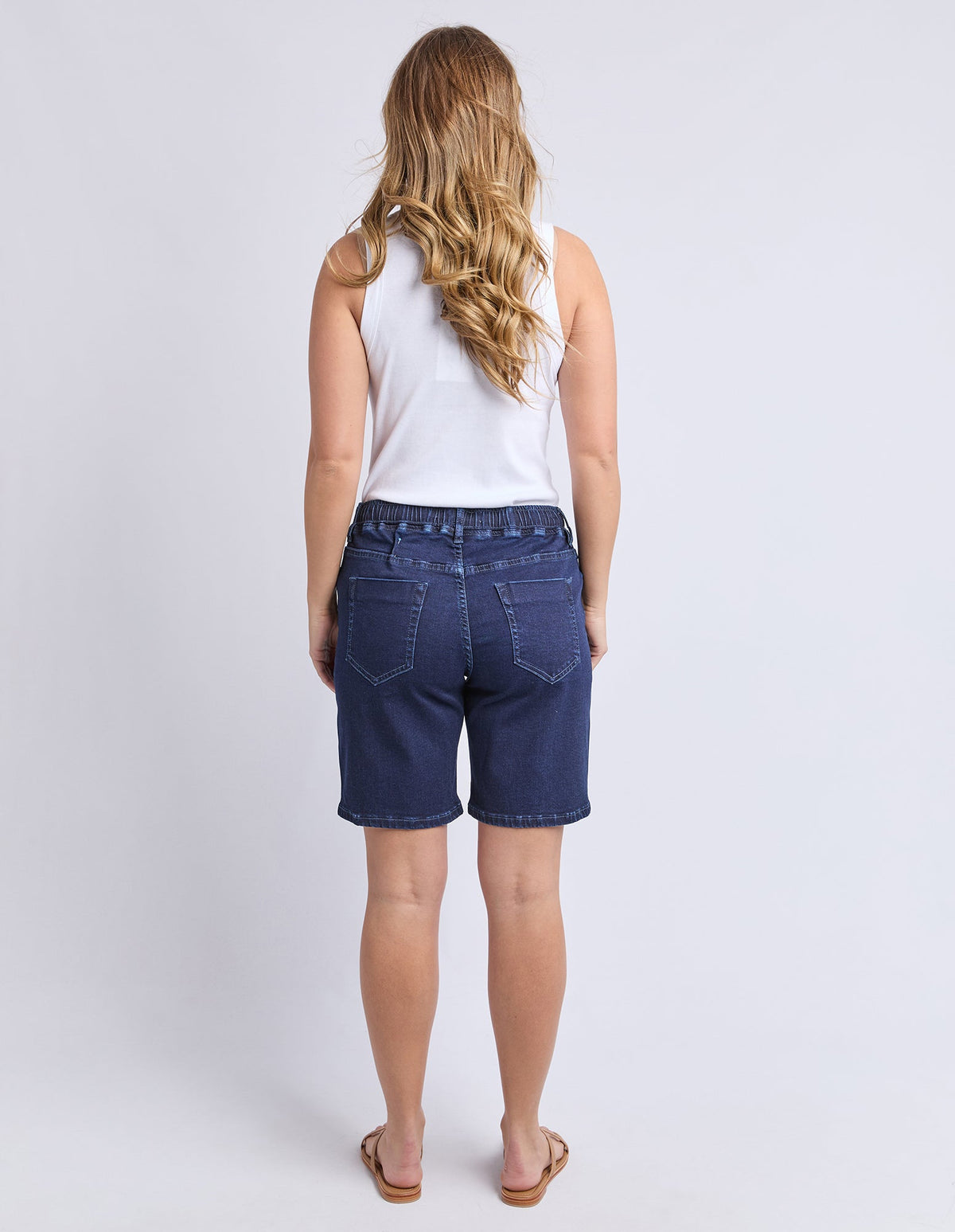 GABBY BERMUDA SHORT DARK BLUE_by_FOXWOOD_women's_in_New Zealand_ GABBY BERMUDA SHORT DARK BLUE _