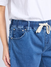 FOXWOOD_GABBY BERMUDA SHORT DARK BLUE _ GABBY BERMUDA SHORT DARK BLUE _ Ebony Boutique NZ