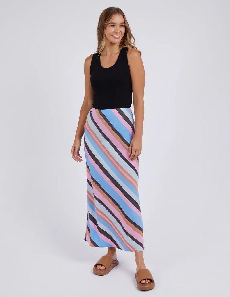 FOXWOOD_GAZELLE STRIPE SKIRT _ GAZELLE STRIPE SKIRT _ Ebony Boutique NZ