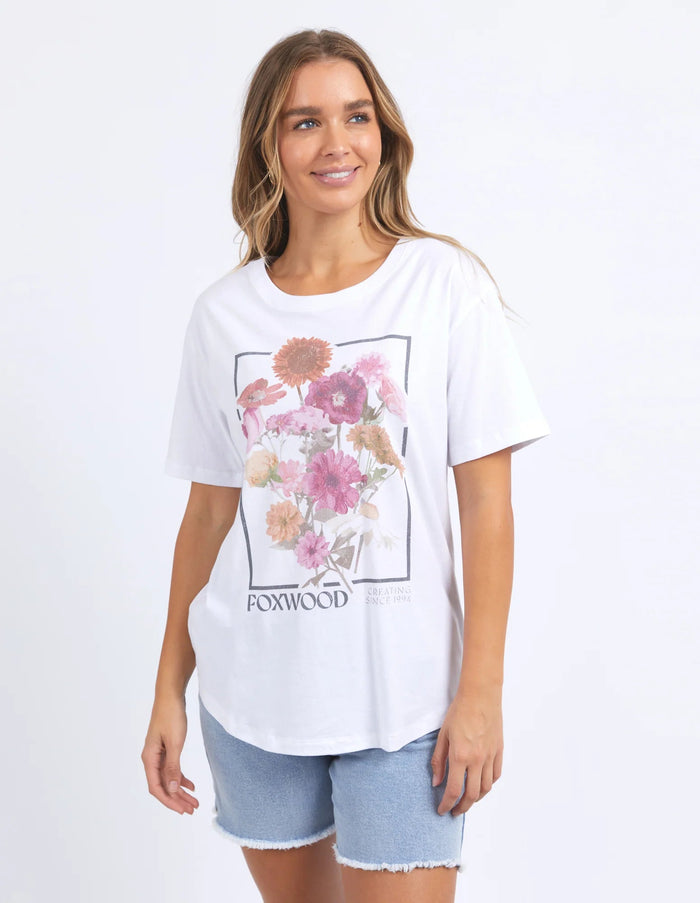 FOXWOOD_IN BLOOM TEE _ IN BLOOM TEE _ Ebony Boutique NZ