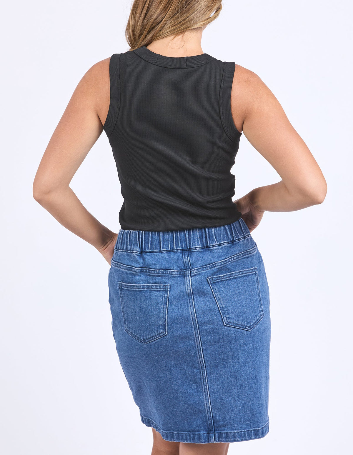 FOXWOOD_IRIS TANK BLACK _ IRIS TANK BLACK _ Ebony Boutique NZ