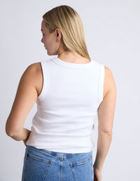 FOXWOOD_IRIS TANK WHITE _ IRIS TANK WHITE _ Ebony Boutique NZ