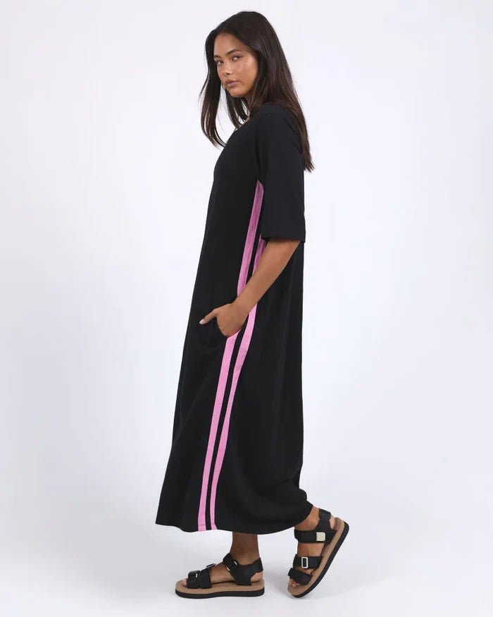 FOXWOOD_RECOVERY 3/4 SLEEVE DRESS _ RECOVERY 3/4 SLEEVE DRESS _ Ebony Boutique NZ