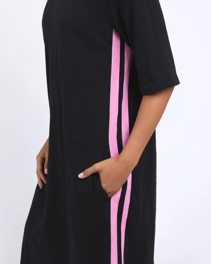 FOXWOOD_RECOVERY 3/4 SLEEVE DRESS _ RECOVERY 3/4 SLEEVE DRESS _ Ebony Boutique NZ