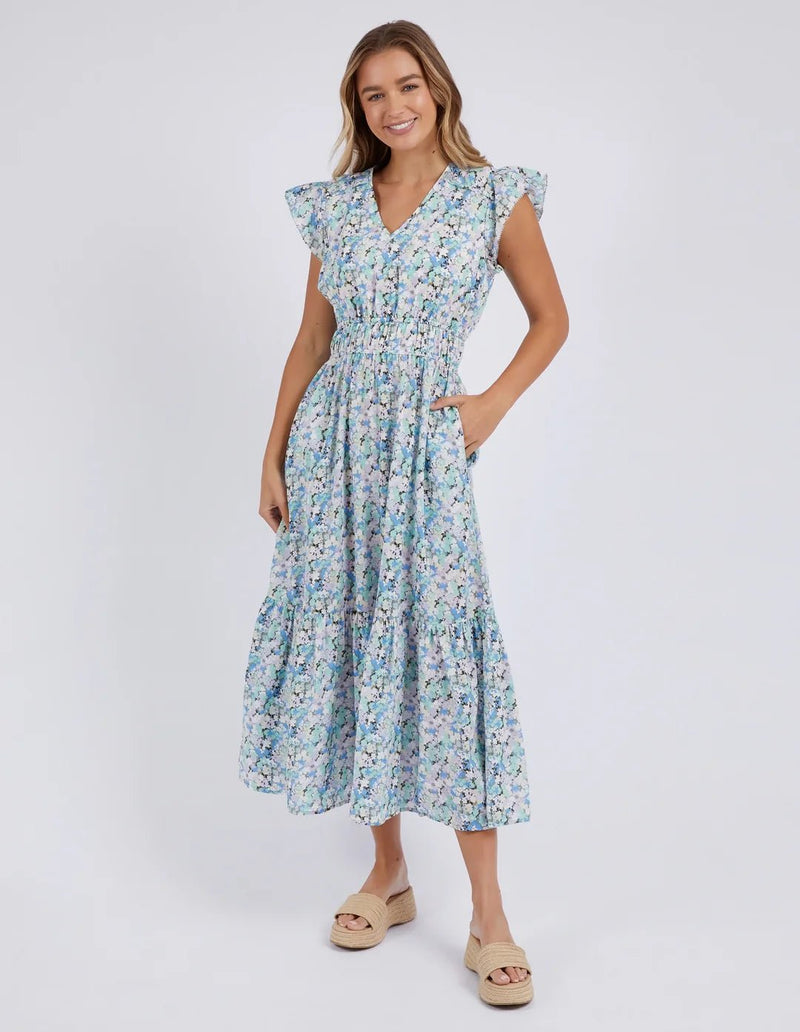 FOXWOOD_ROSETTE FLORAL DRESS _ ROSETTE FLORAL DRESS _ Ebony Boutique NZ