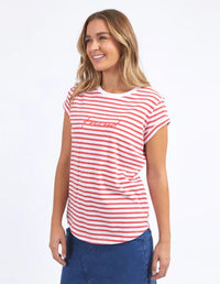 FOXWOOD_SIGNATURE STRIPE TEE _ SIGNATURE STRIPE TEE _ Ebony Boutique NZ