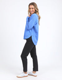 FOXWOOD_SIMPLIFIED CREW COBALT _ SIMPLIFIED CREW COBALT _ Ebony Boutique NZ