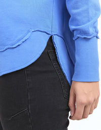 FOXWOOD_SIMPLIFIED CREW COBALT _ SIMPLIFIED CREW COBALT _ Ebony Boutique NZ