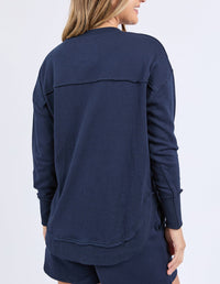 FOXWOOD_SIMPLIFIED CREW CONFETTI CREW NAVY _ SIMPLIFIED CREW CONFETTI CREW NAVY _ Ebony Boutique NZ