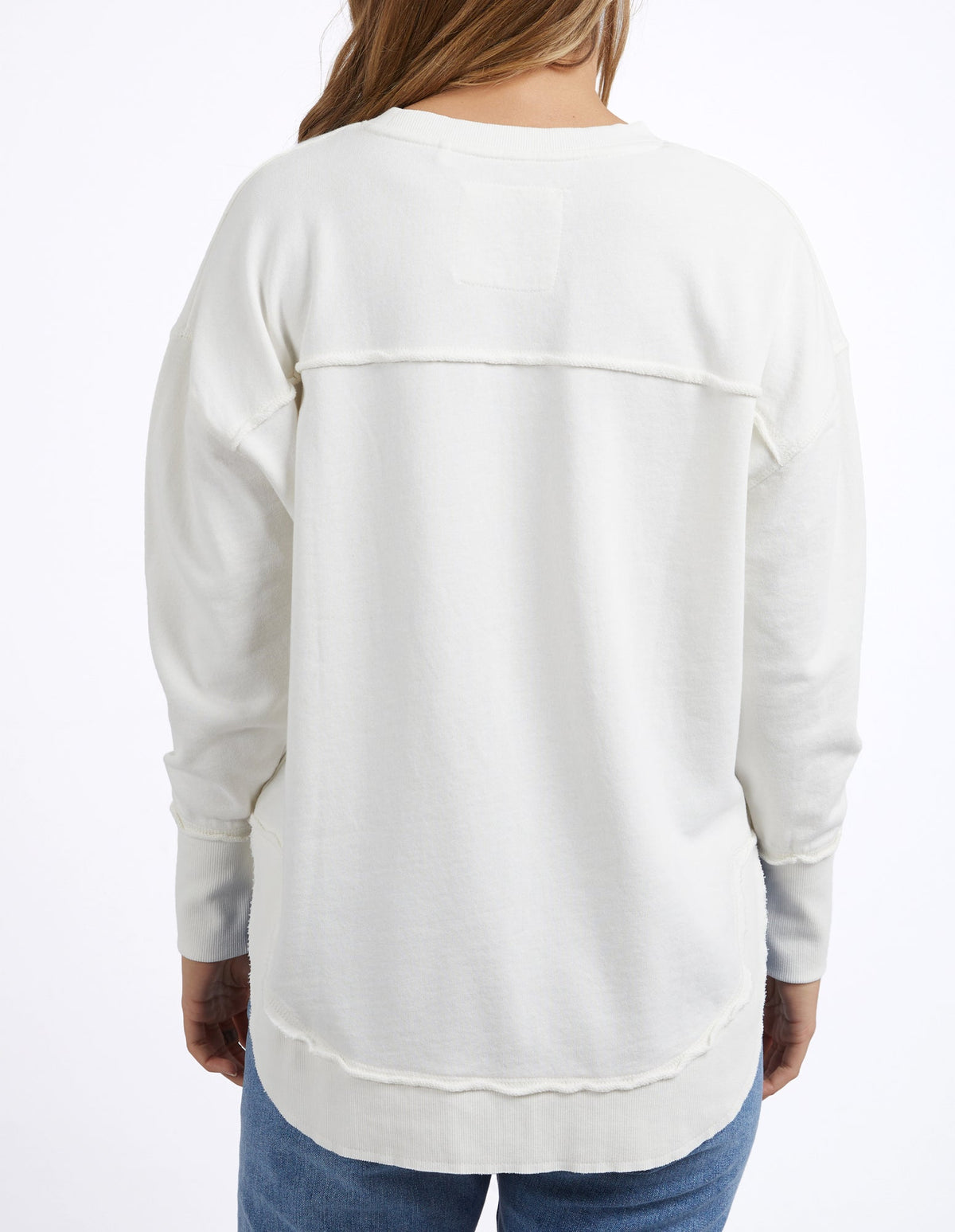 FOXWOOD_SIMPLIFIED CREW ECRU _ SIMPLIFIED CREW ECRU _ Ebony Boutique NZ