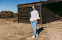 FOXWOOD_SIMPLIFIED CREW ECRU _ SIMPLIFIED CREW ECRU _ Ebony Boutique NZ