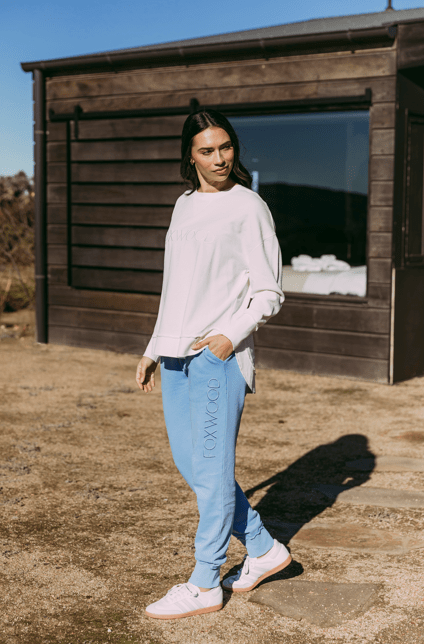 FOXWOOD_SIMPLIFIED CREW ECRU _ SIMPLIFIED CREW ECRU _ Ebony Boutique NZ