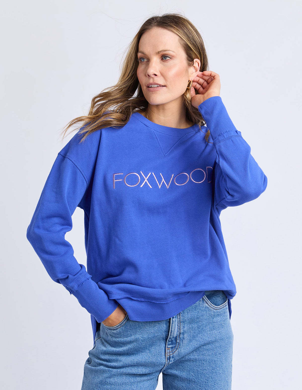 FOXWOOD_SIMPLIFIED METALLIC CREW _ SIMPLIFIED METALLIC CREW _ Ebony Boutique NZ