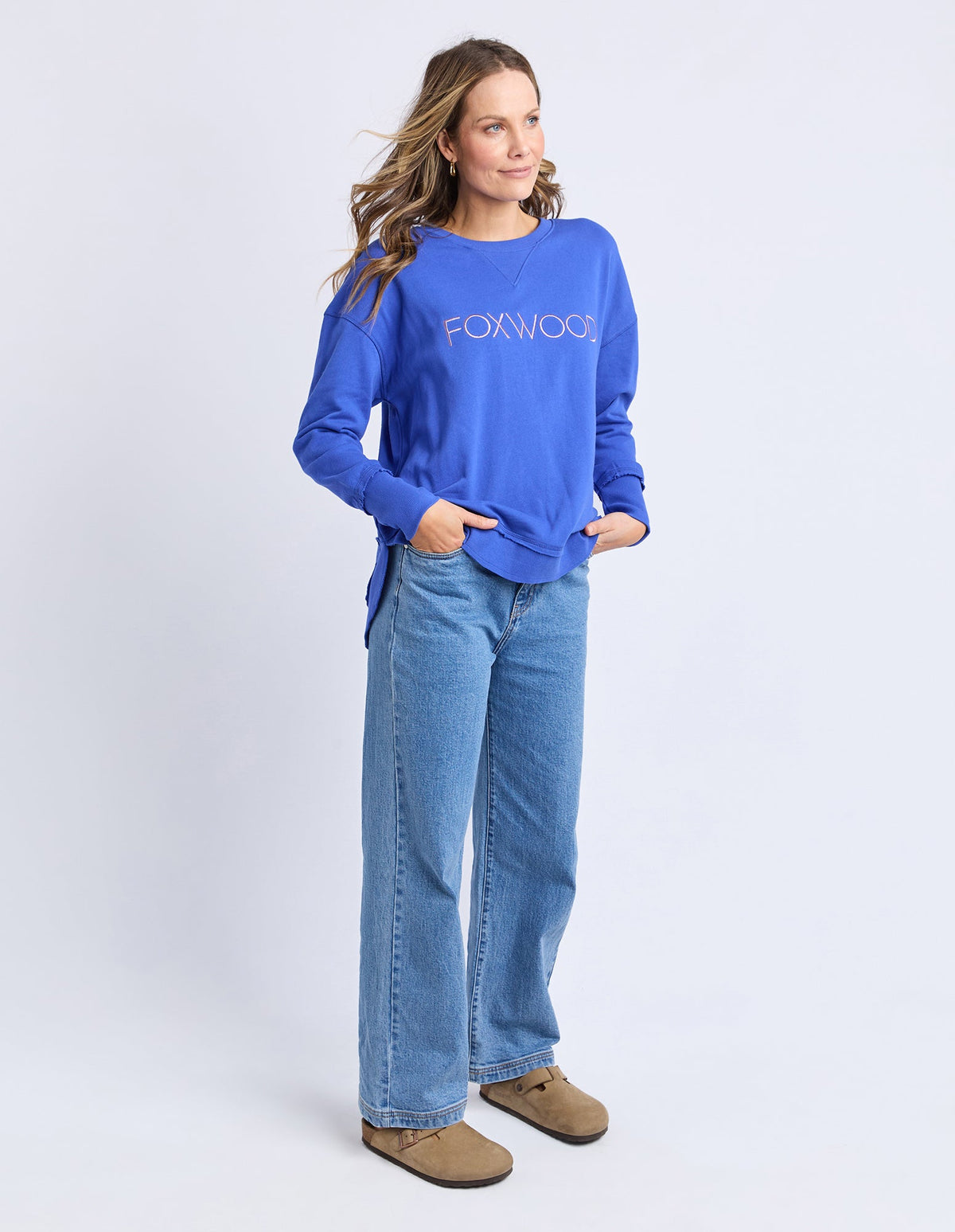 FOXWOOD_SIMPLIFIED METALLIC CREW _ SIMPLIFIED METALLIC CREW _ Ebony Boutique NZ