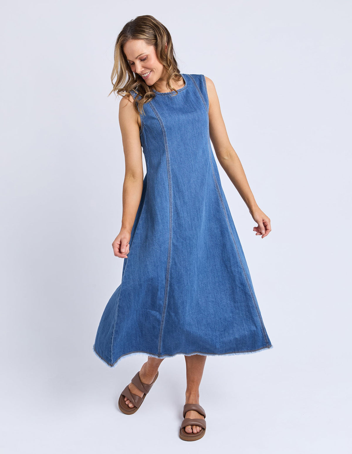 FOXWOOD_SOLENE DENIM DRESS _ SOLENE DENIM DRESS _ Ebony Boutique NZ