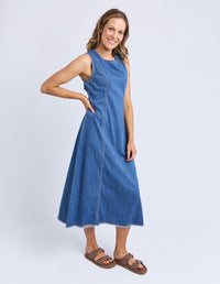 FOXWOOD_SOLENE DENIM DRESS _ SOLENE DENIM DRESS _ Ebony Boutique NZ