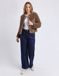 SOPHIA FUR JACKET MOCHA_by_FOXWOOD_women's_in_New Zealand_ SOPHIA FUR JACKET MOCHA _