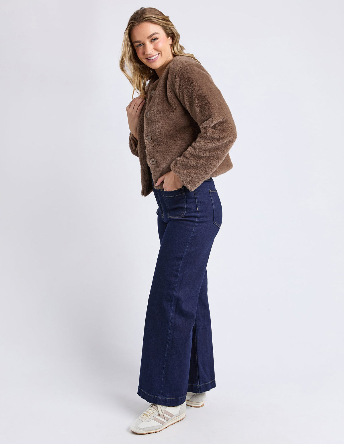 SOPHIA FUR JACKET MOCHA_by_FOXWOOD_women's_in_New Zealand_ SOPHIA FUR JACKET MOCHA _