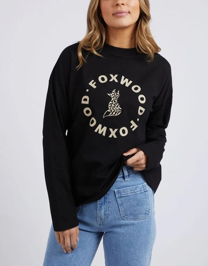 FOXWOOD_STATEMENT LONG SLEEVE TOP _ STATEMENT LONG SLEEVE TOP _ Ebony Boutique NZ
