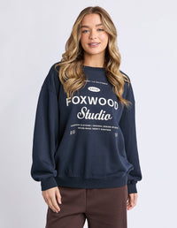 STUDIO CREW NAVY_by_FOXWOOD_women's_in_New Zealand_ STUDIO CREW NAVY _