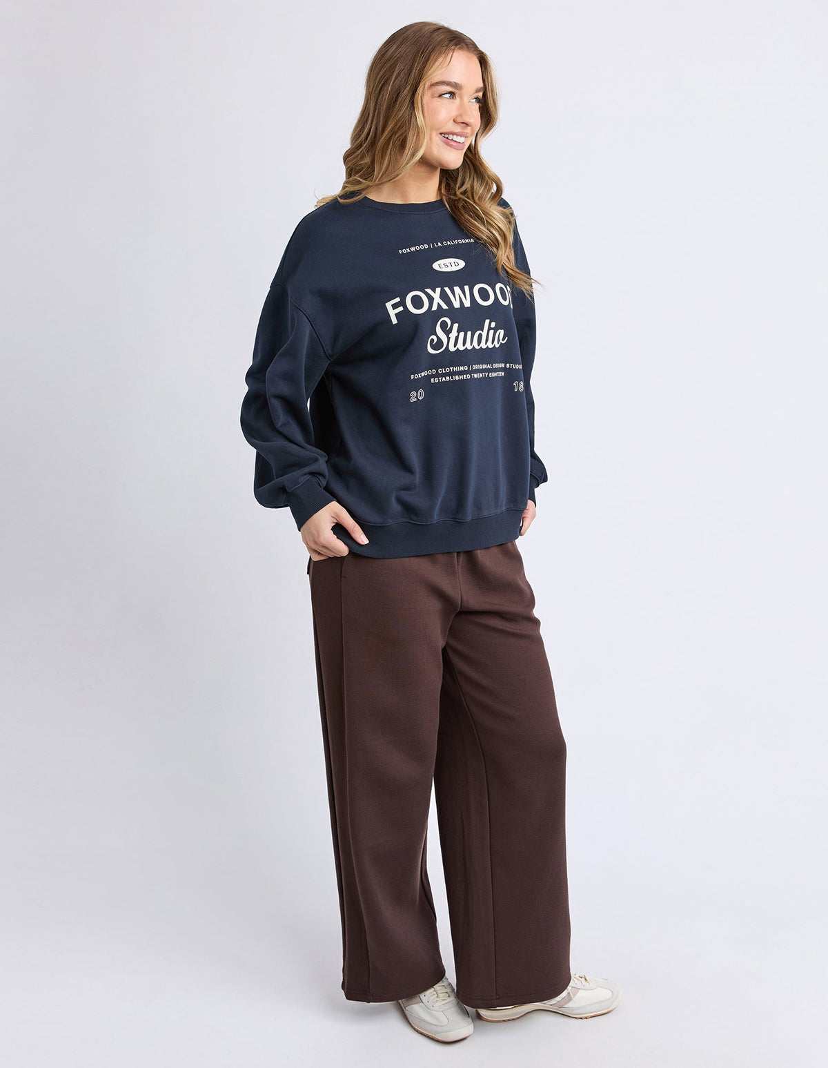 STUDIO CREW NAVY_by_FOXWOOD_women's_in_New Zealand_ STUDIO CREW NAVY _