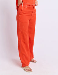 VENTO PANT GRENADINE_by_FOXWOOD_women's_in_New Zealand_ SIDE _