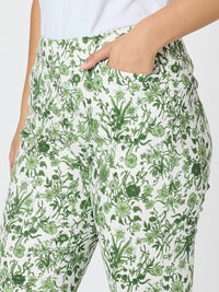 GORDON SMITH_ALEXANDRIA PANT BASIL / WHITE _ ALEXANDRIA PANT BASIL / WHITE _ Ebony Boutique NZ