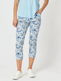 GORDON SMITH_ALEXANDRIA PANT BLUE/WHITE _ ALEXANDRIA PANT BLUE/WHITE _ Ebony Boutique NZ